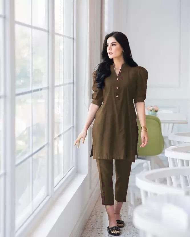 coord set new arrivals exclusive cord set collection fabric cotton blend size s to xxl kurtie length 32 inches pant length 38 coord set cotton 