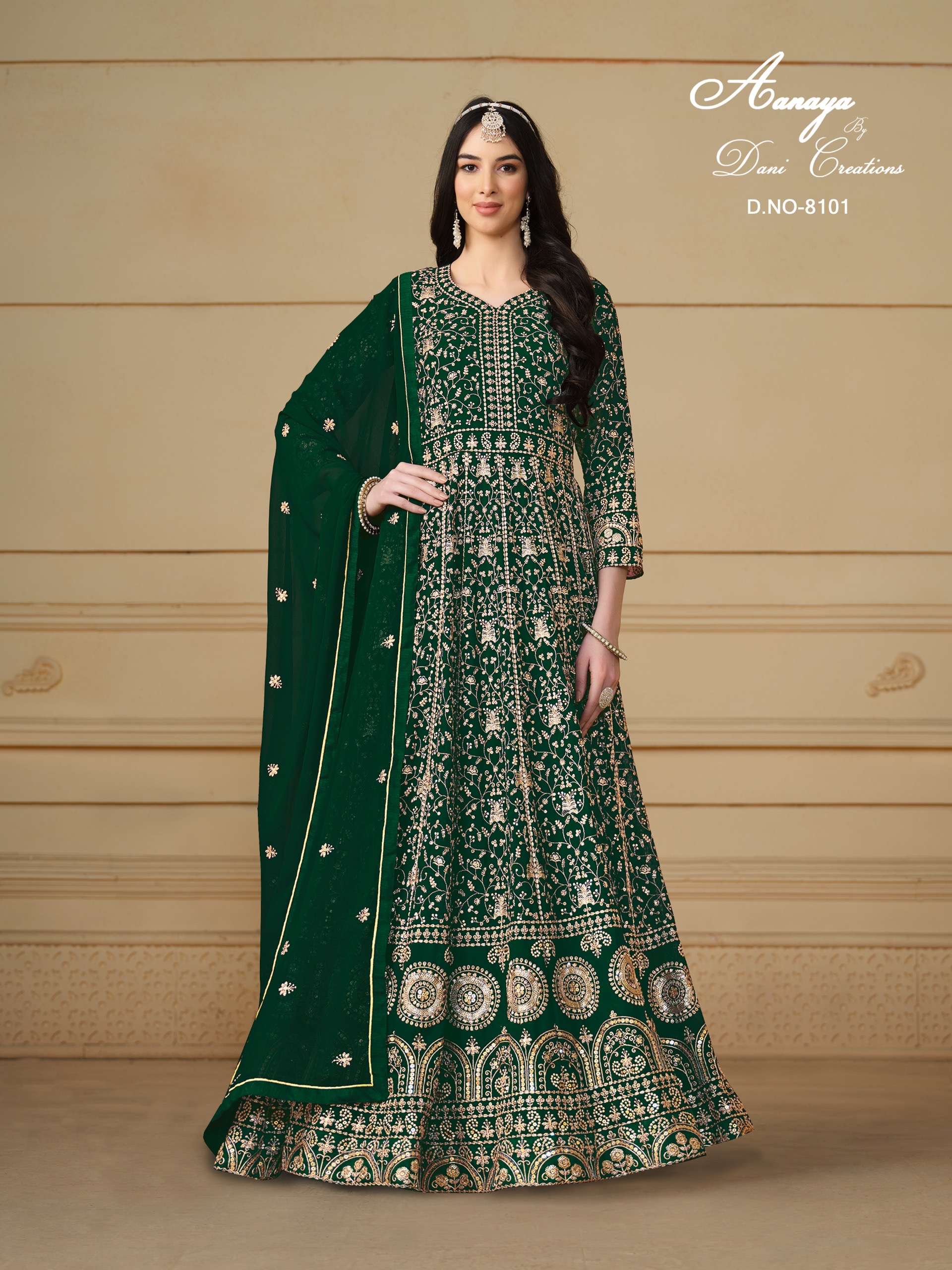 launching our most preferred catalogue aanaya vol 181 top faux georgette inner n bottom santool dupatta faux georgette dispatch ready designer partywear suit
