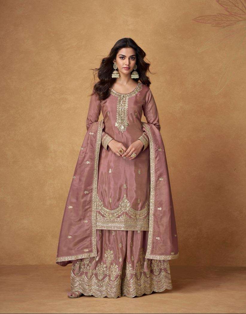 aashirwaad creation catalogue saumya series 10180 to 10182 top organza simar silk free size stitch plazzo organza simar silk free size stitch duptta organza simar silk