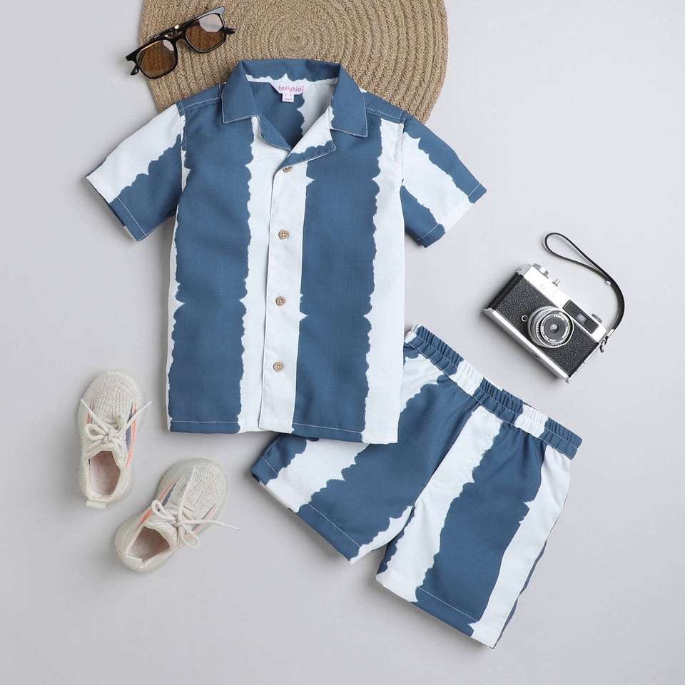 kids summer cotton coord set keep your little one stylish n comfy with our toy graffiti digital print coord set stylish kids boys wear cord set 