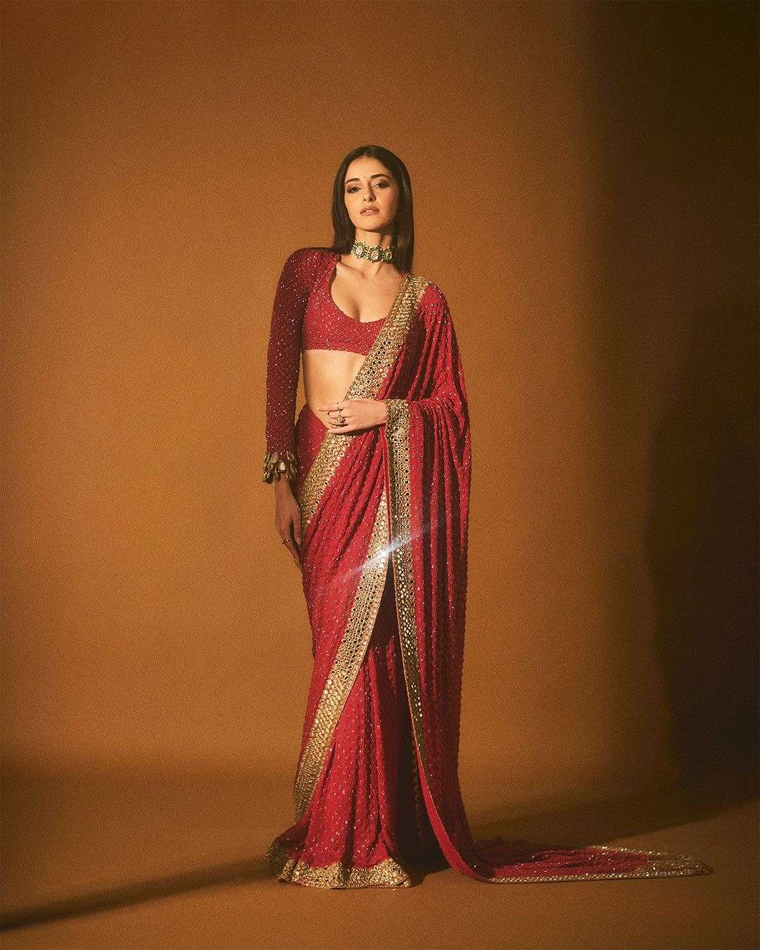 design number bt 377 fabric heavy soft georgette work fancy embrodery thread with sequence 5mm work saree full sequence buti work heavy mono banglory designer saree
