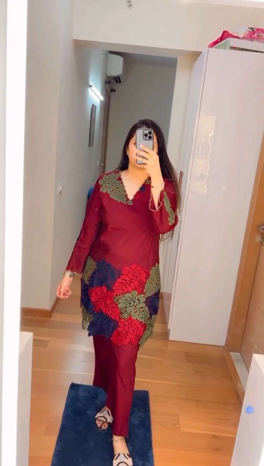 designer exclusive new heavy fiyona silk embroidery work coordsets code be 270 shirt heavy fiyona silk with embroidery work size m to xxl pant fiyona silk