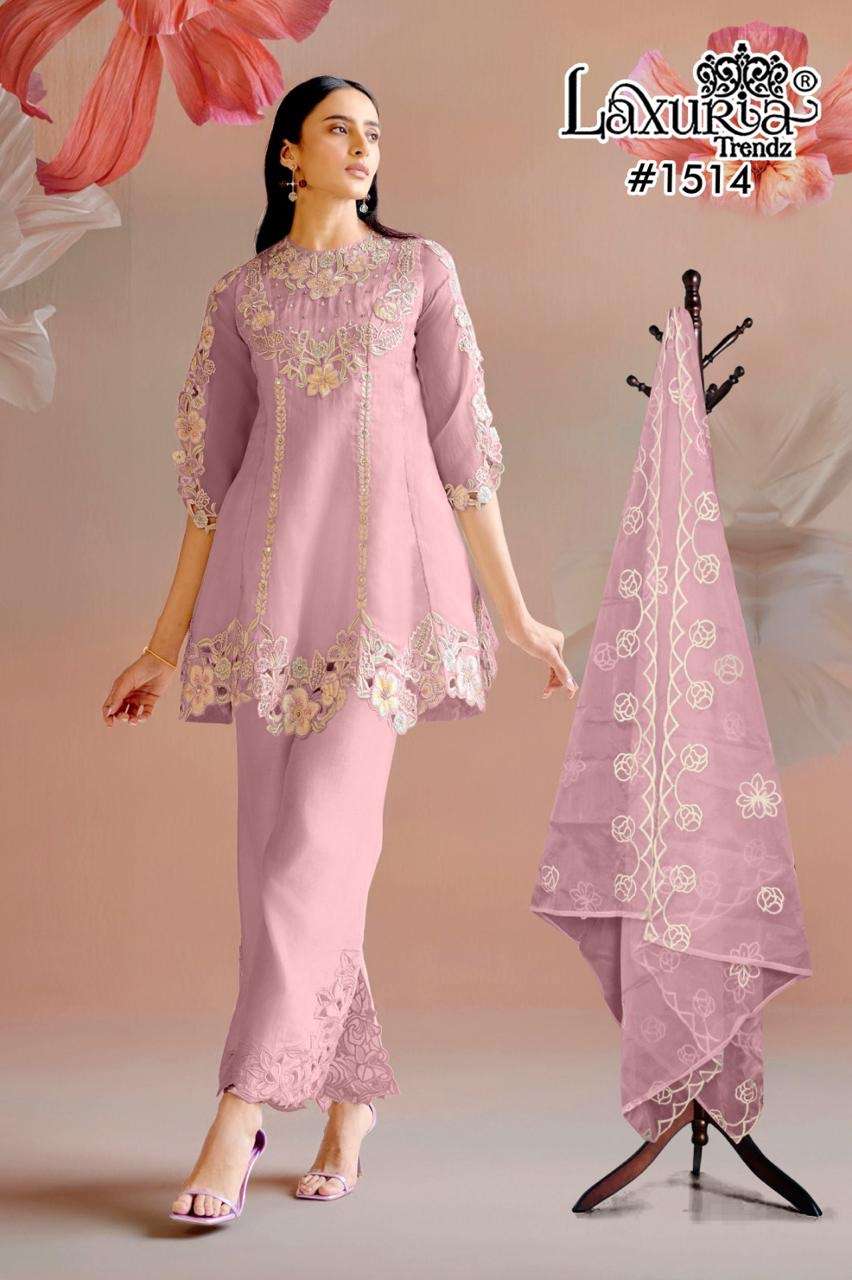 laxuria trendz design number 1514 pret collection in tunic stylist n pant we r launching superior quality in affordable price for our valuable customer readymade cord set partywear