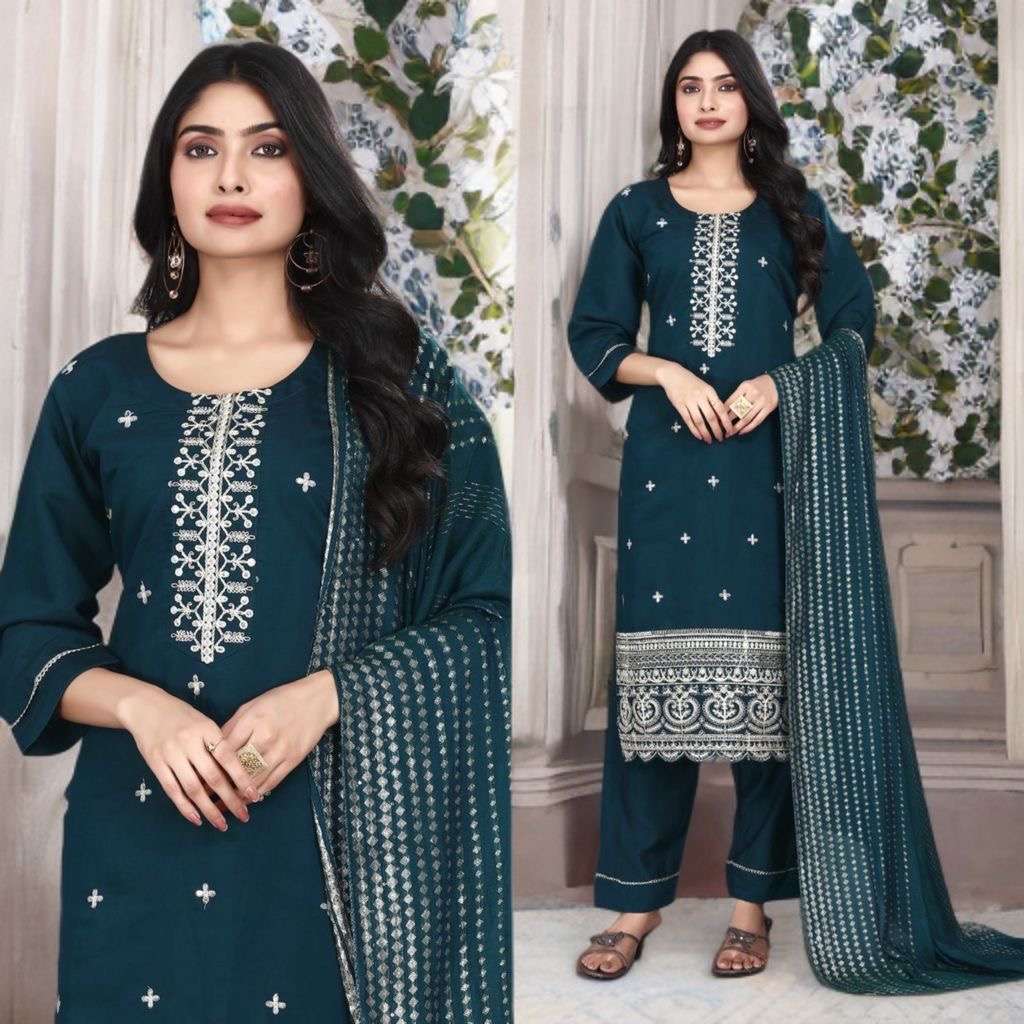raashi this brand is providing you good quality creations 3 pcs concept brand woodee catalogue raashi design 5 premium quality fancy viscose roman silk with full cotton mall inner
