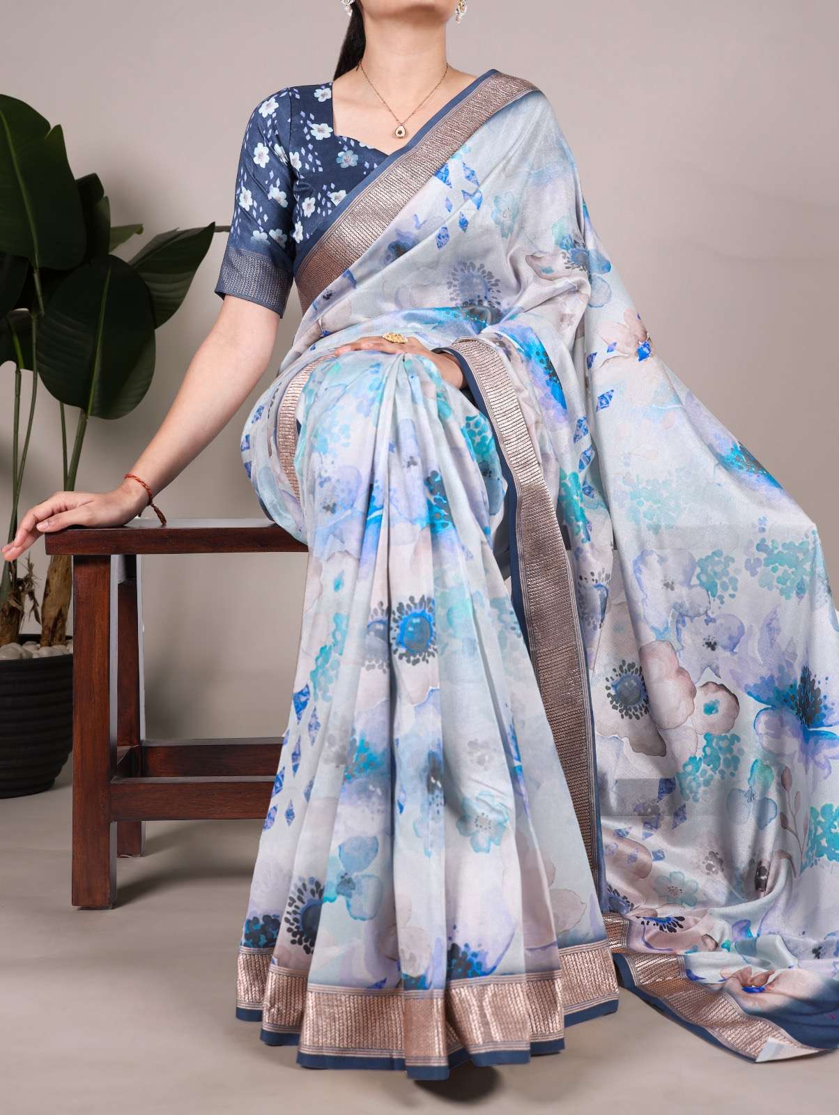 saree collection tussar dreams and viscose schemes ynf7024 fabric tussar silk with viscose border  saree work floral printed fabric tussar silk with viscose border floral printed 