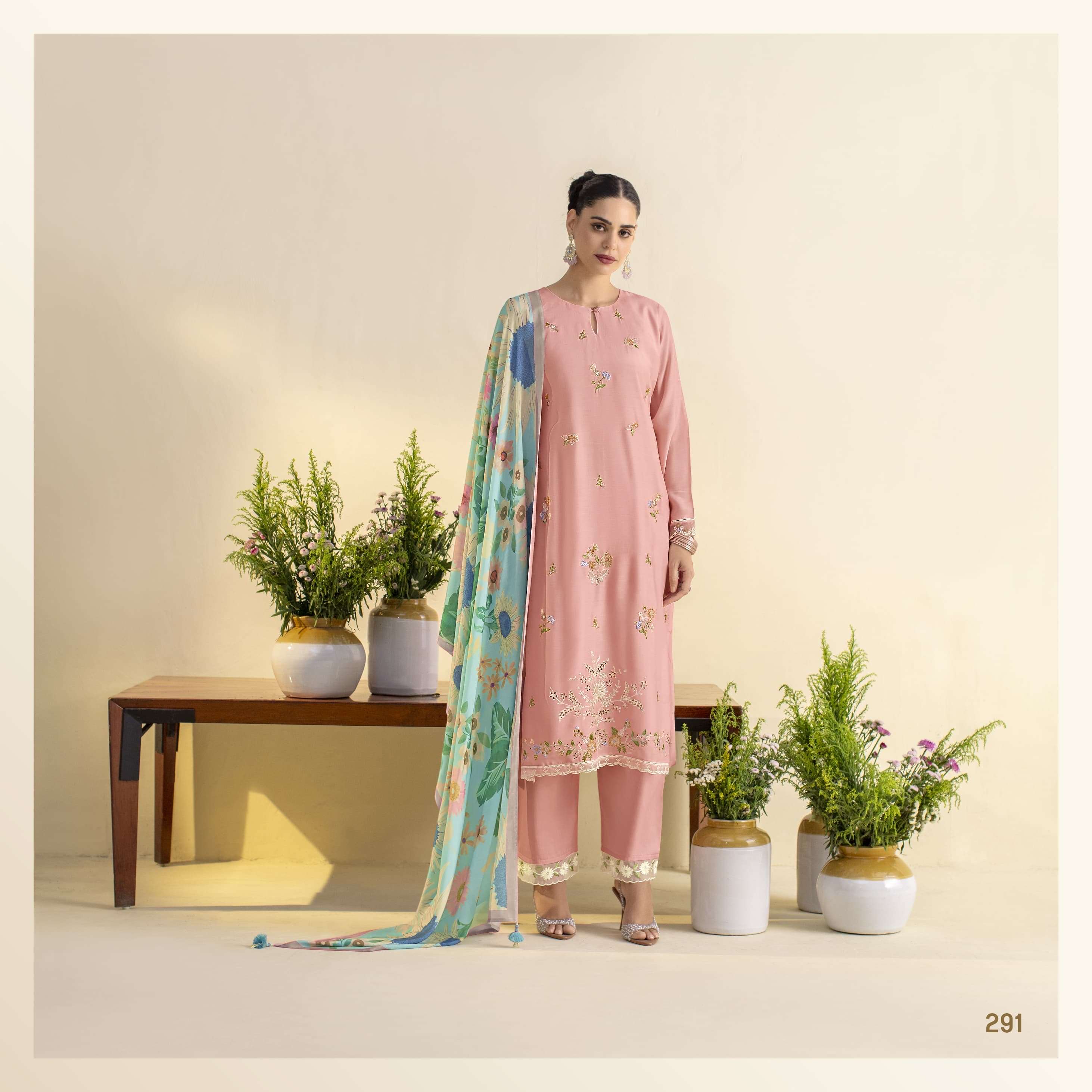 kimora catalogue sohni surajmukhi pure lawn with resham embroidery and scalloped resham embroidery organza border hemline and sleeves unstiched dress material