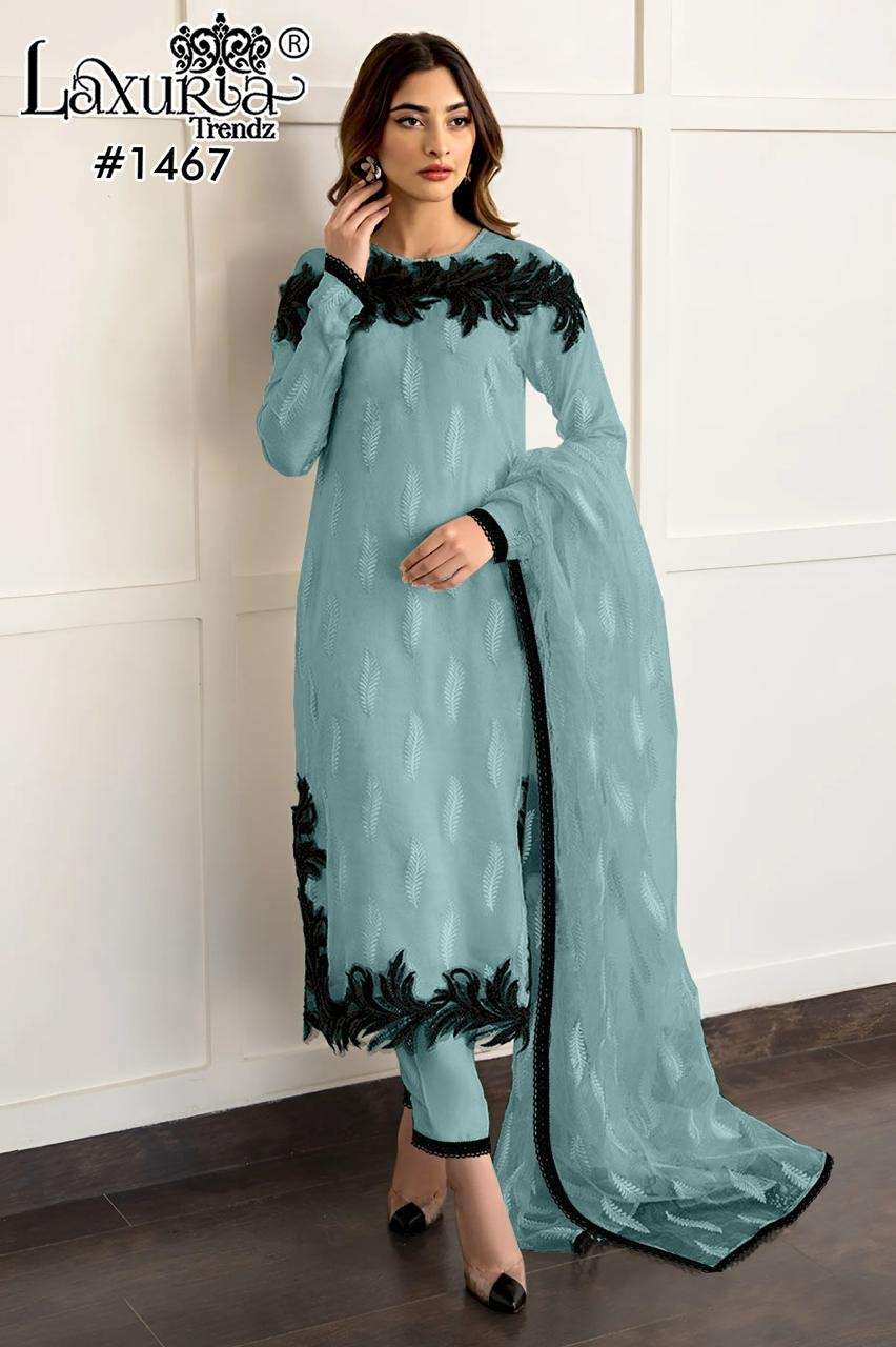 new colours added laxuria trendz design number 1467 luxury pret collection in tunic stylist n pant we r launching superior quality in affordable price for our valuable customer