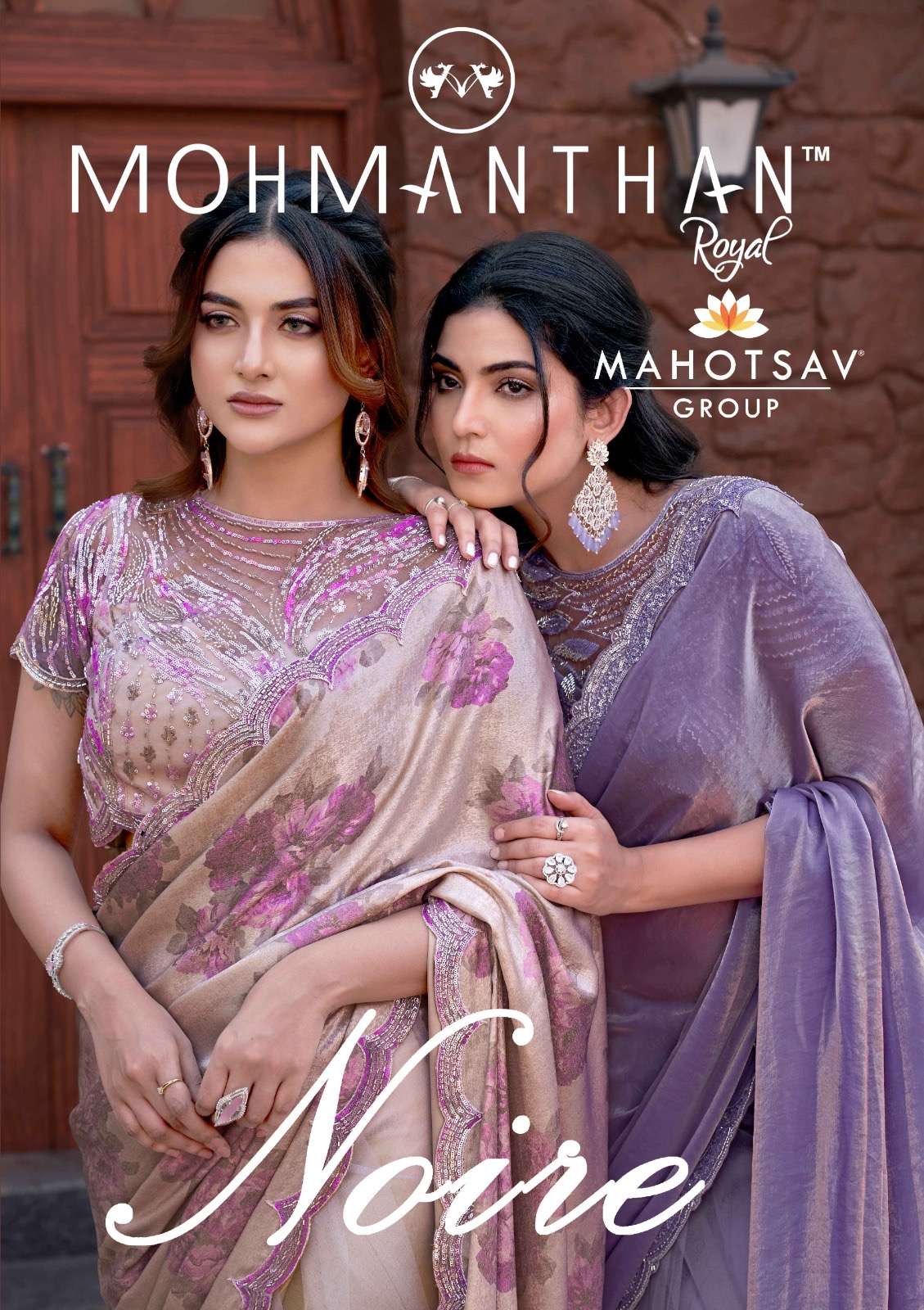 our new party wear pure fabric designer saree collection brand name mahotsav catalogue mohmanthan 25400 series noire design no 25407 to 25415 designer saree