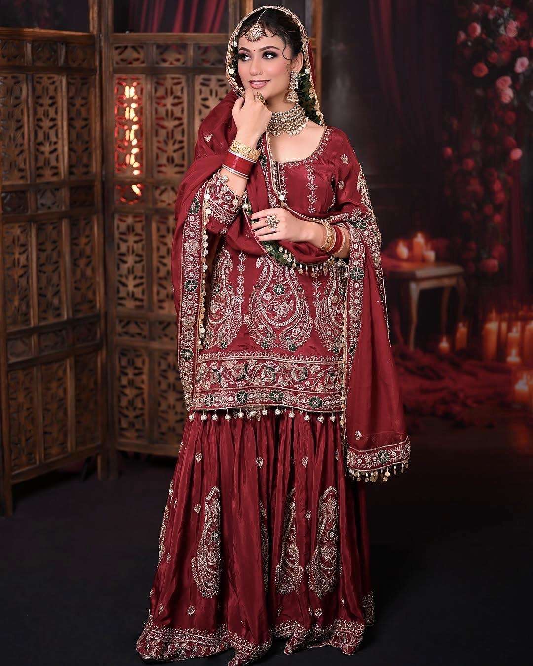 premium designer readymade top plazzo n dupatta collections designer party wear look heavy faux georgette top plazzo n dupatta set code pd1104 readymade designer suit