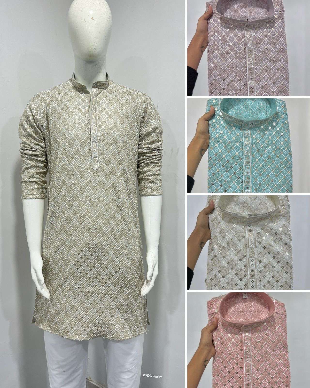 riwaaz 6 premium ethnic wear collection in trending 5 colors for every occasion fabric premium rayon with embroidery and sequins work both side both side pocket plus hidden button patti