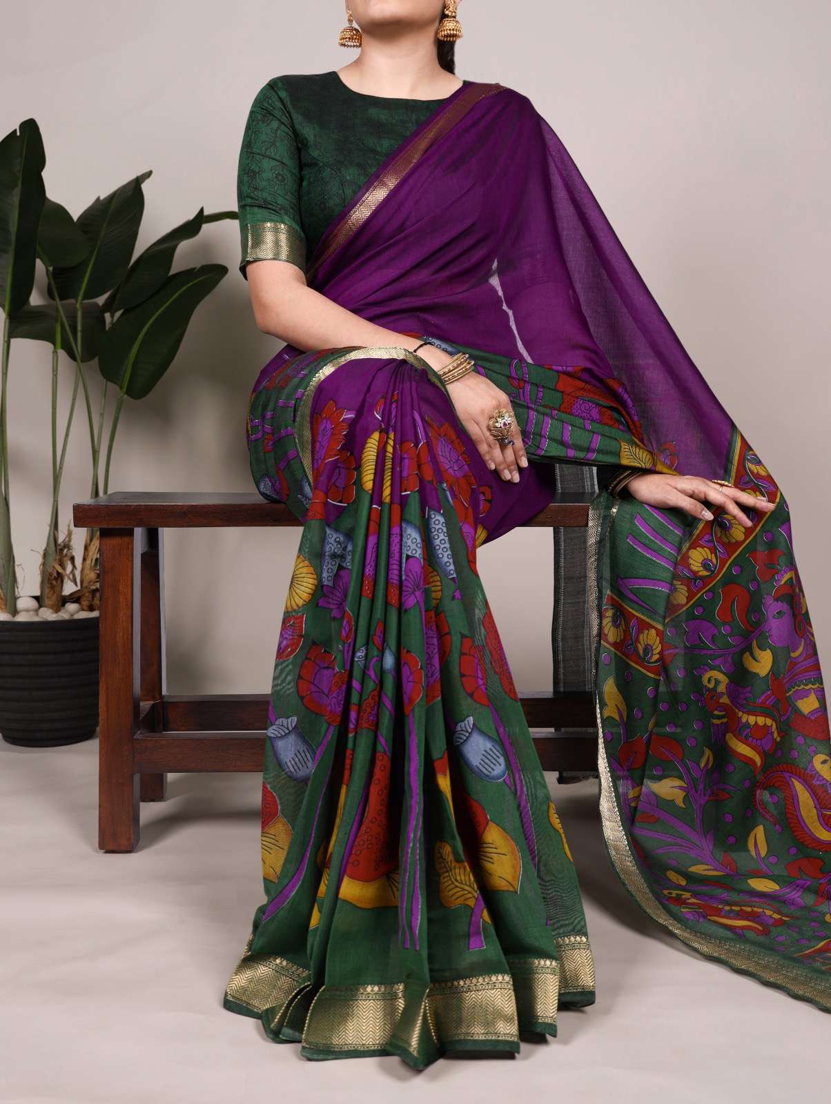 saree collection natures art in every weave ynf7036 fabric polyester viscose chanderi saree work tradition floral printed with zari weaving work summers saree collection