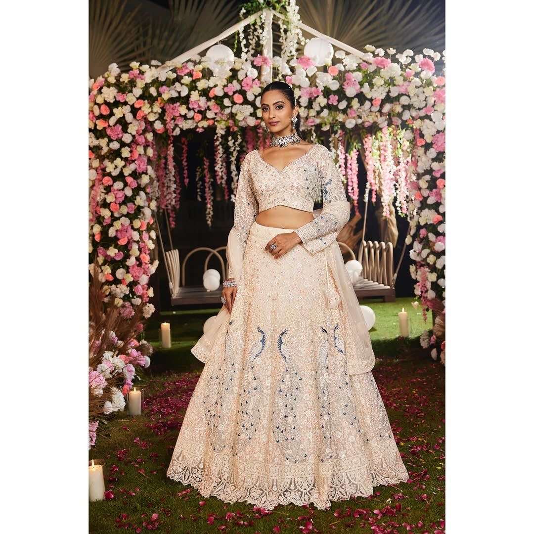 you most beautiful most trending lehenga collection code hc 1045 fabric details lehenga premium soft butterfly net lehenga embellished with beautiful multy thread embroidery