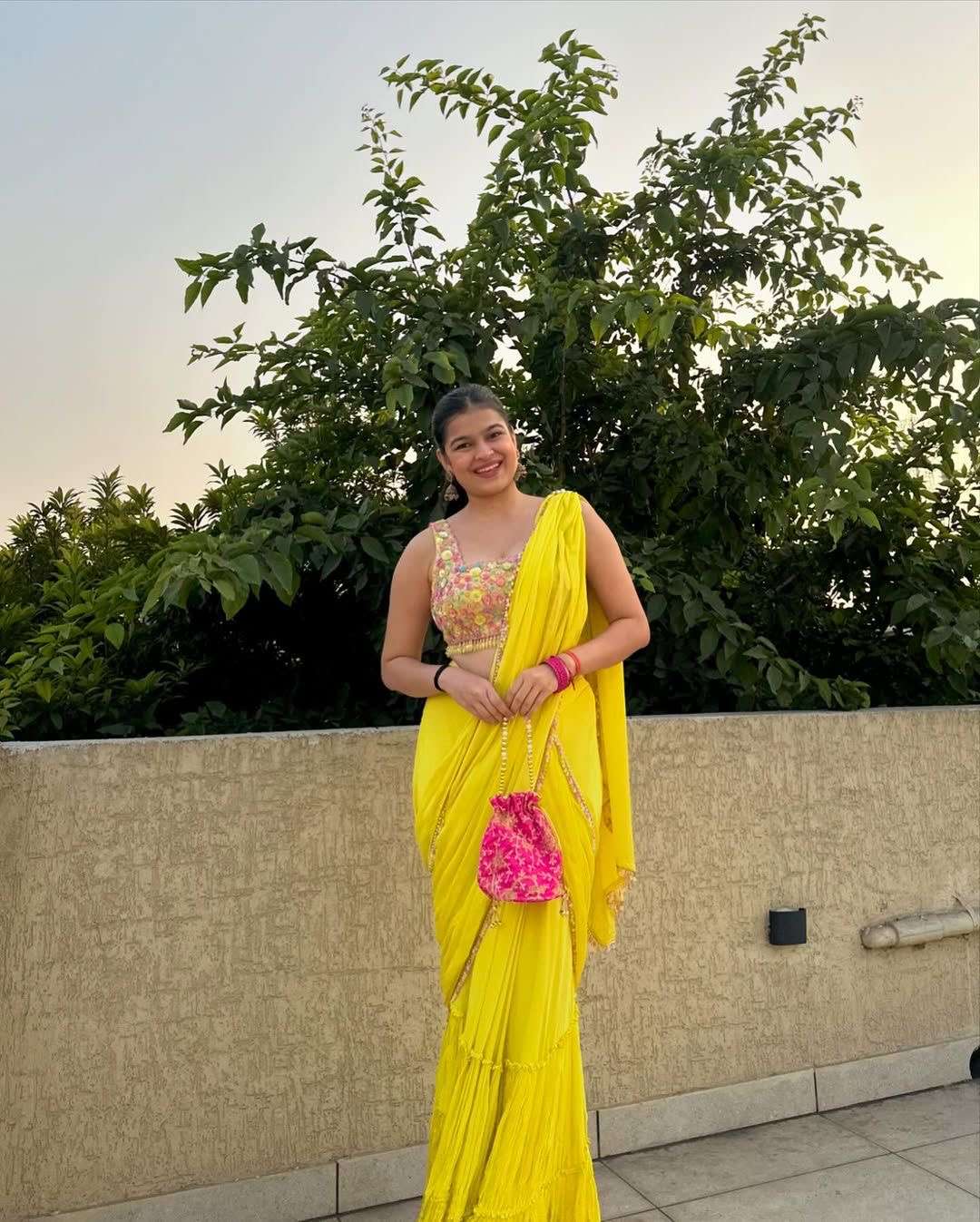 most beautiful latest full stitched lehenga saree collection code hc 1060 lehenga saree with attached duppata premium chinon silk embellished with beautiful ruffles with attached dupatta