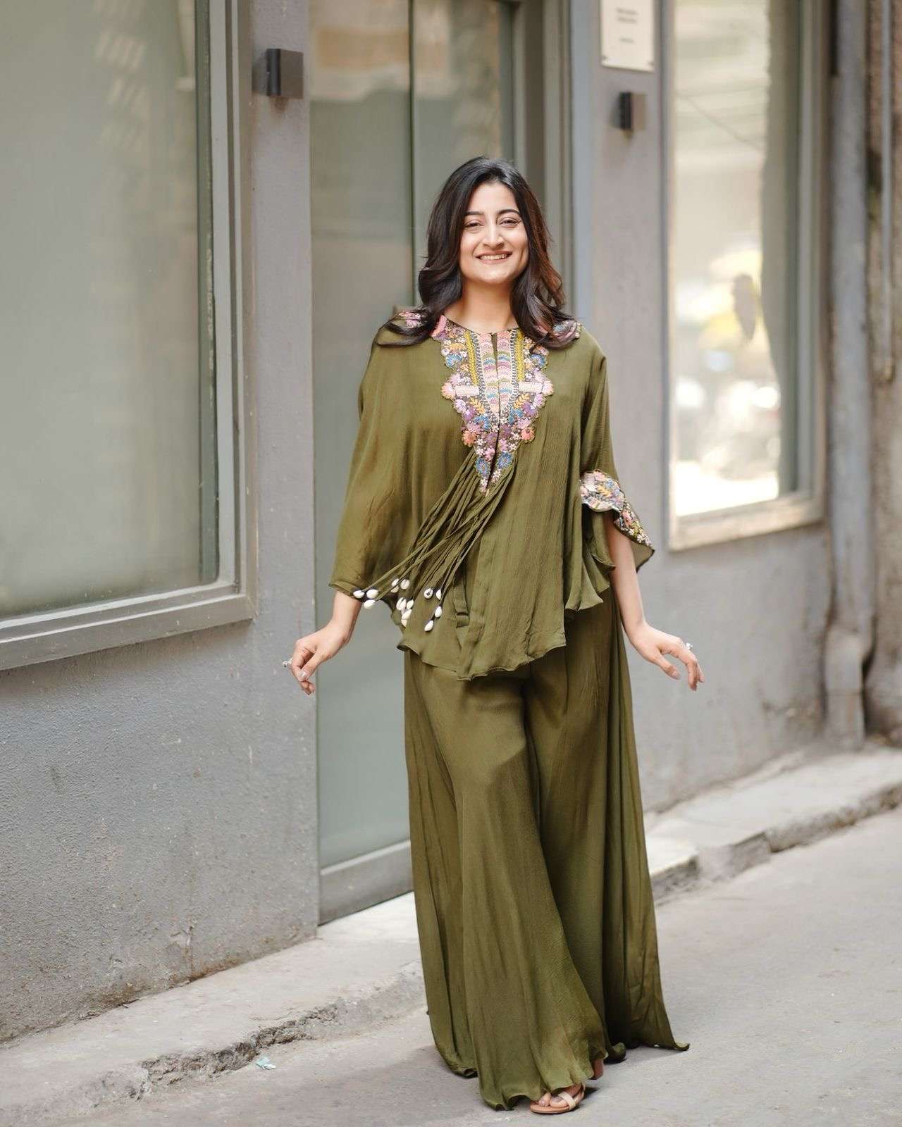 new trendy three piece indo western with sequence embroidered work code be 349 fabric details blouse fabric air tex chinon designer indowestern kaftan dresses