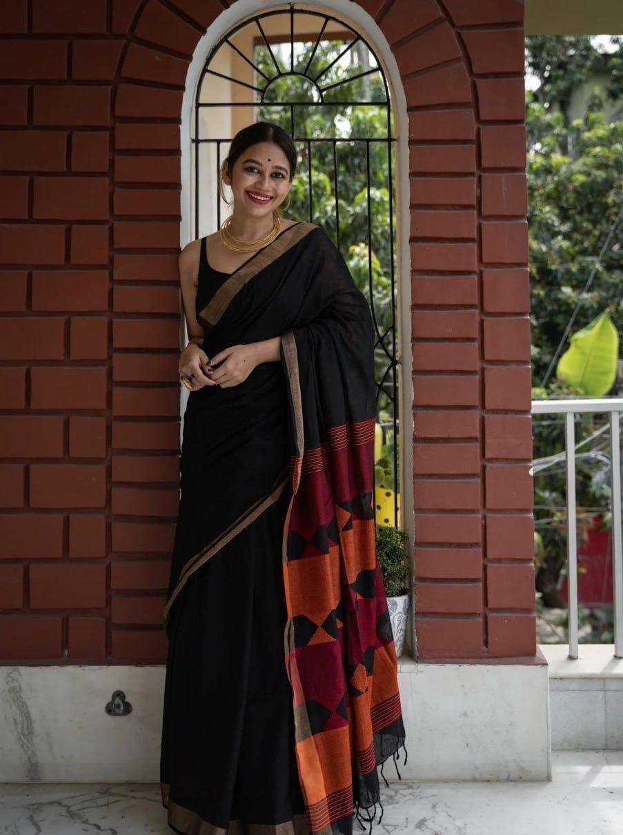 now new in market special lilan soft cotton fabric design number 209 fabric soft lilan slab attractive charmful design beautiful rich pallu n jacquard work on all over the saree