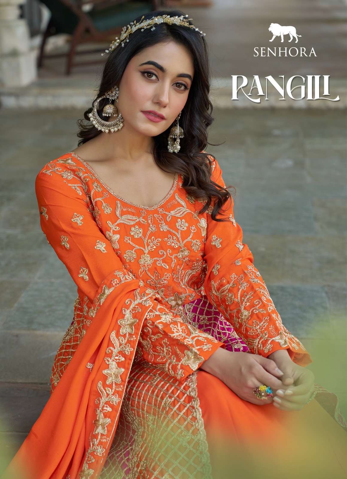 senhora dresses official senhora rangili get ready to elevate your festivities with senhora dresses new anarkali suit exclusively designed for the occasion designer suit