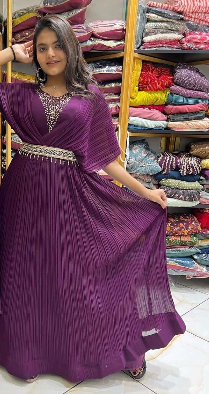 DOLLFASHION लड़कियों के बच्चों के लिए पार्टी अवसर में फैंसी गाउन वियर,  ग्रे(स्लेटी) : Amazon.in: कपड़े और एक्सेसरीज़