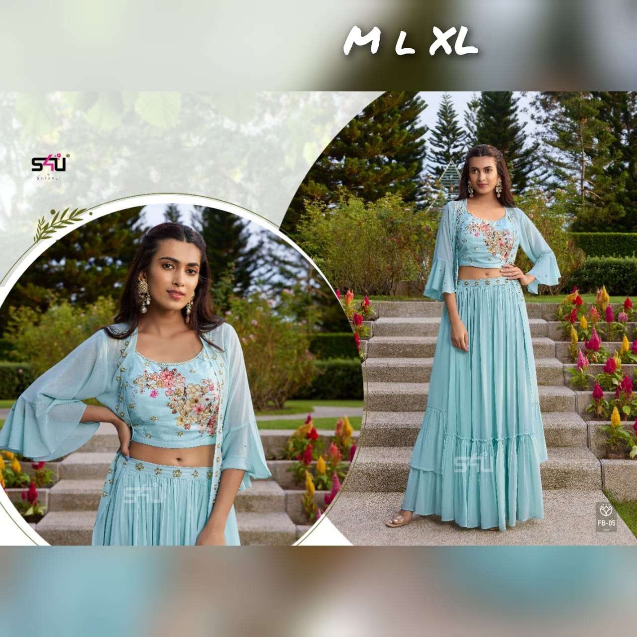 S4U HIT DESIGNS BY S4U 201 TO 5019 SERIES STYLISH FANCY BEAUTIFUL COLORFUL  CASUAL WEAR & ETHNIC WEAR FANCY GOWNS AT WHOLESALE PRICE