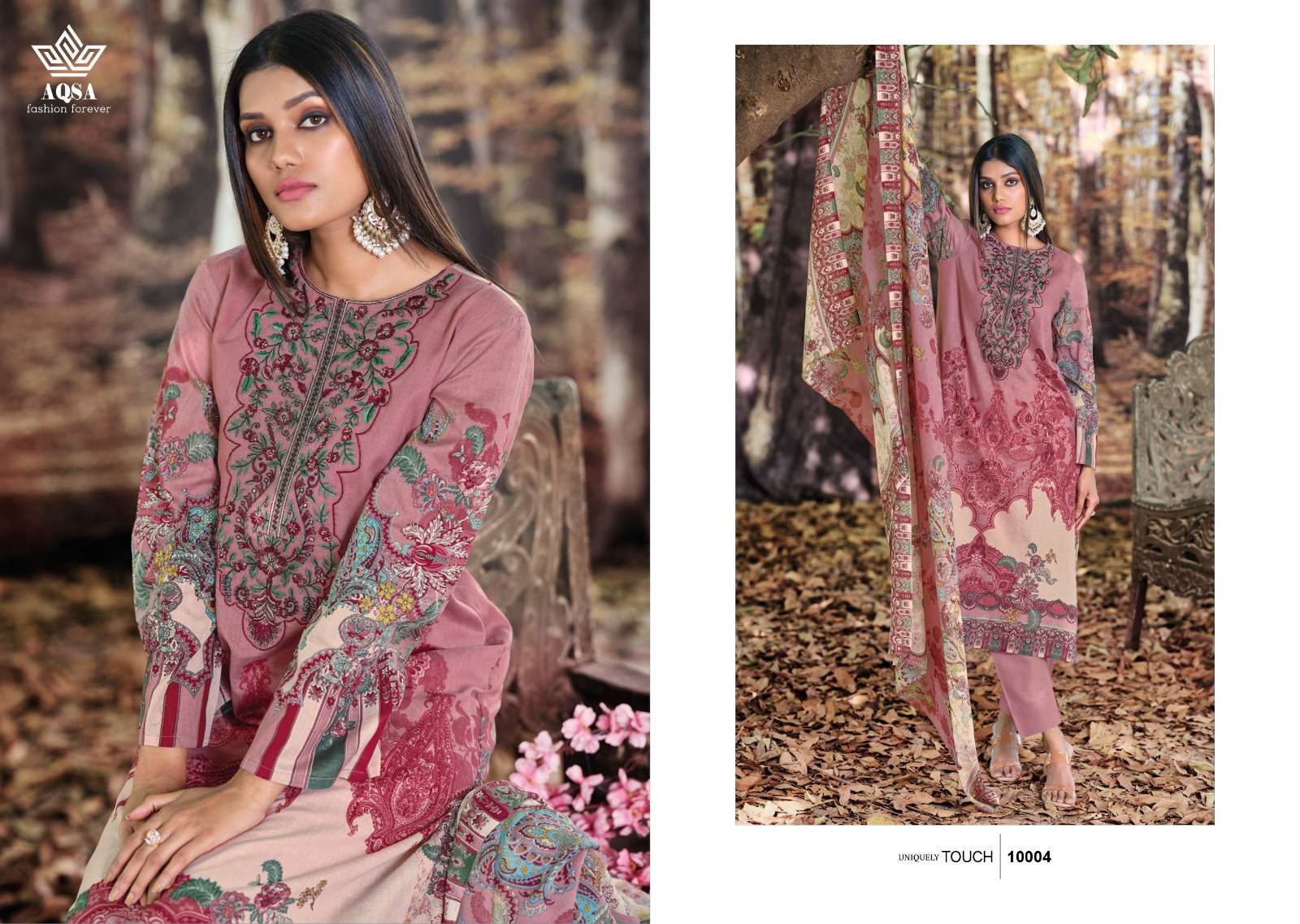 Pakistani Georgette suit {Patch work} with Nazmin embroidered work dup –  Yard of Deals