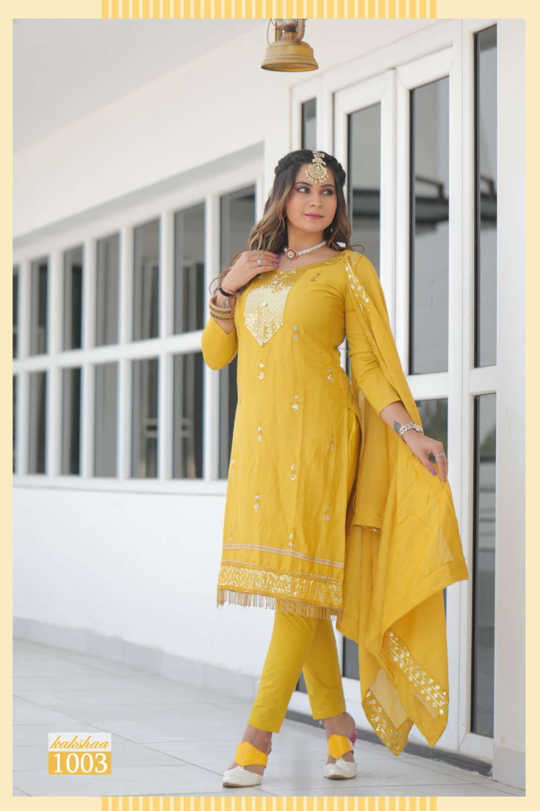 Ladies Party Wear Cotton Suit Material at best price in Jetpur Navagadh