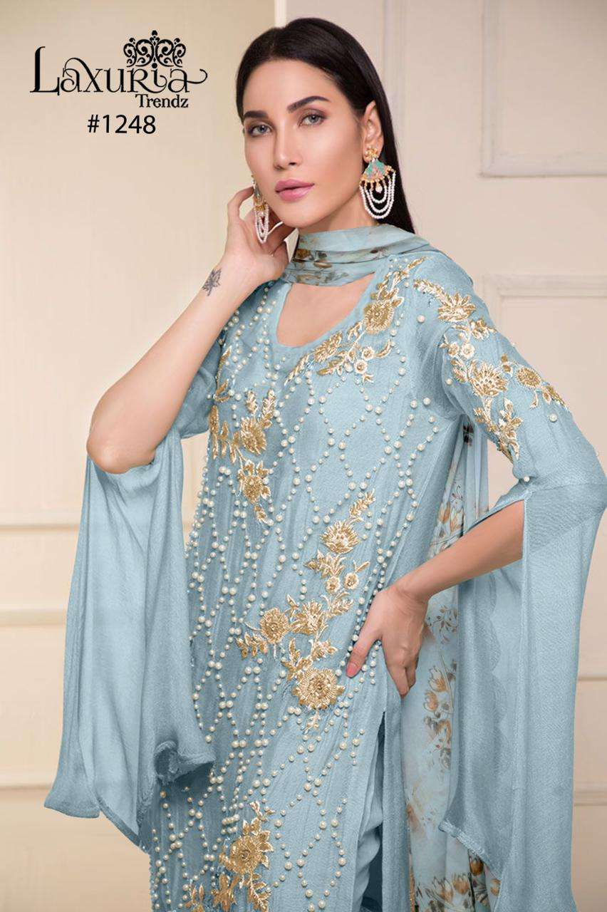 Buy Amirah Khwahish vol 2 Dola Silk Embroidery Salwar suits