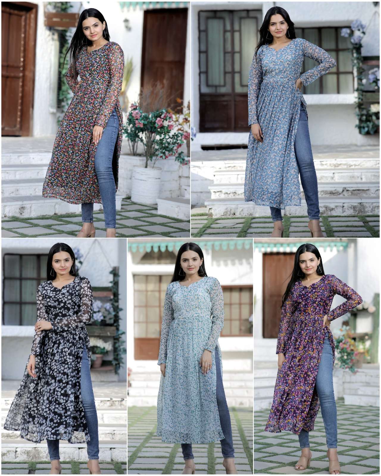 side cut kurti design ideas | Stylish dress book, Designer dresses casual,  Long kurti designs