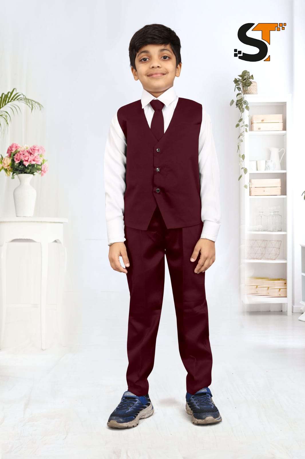 Boys Slim Fit Suit Rosefia Style 2piece Set School Formal Clothes Kids Full  Suit Wedding Tuxedos Costume Enfant Garçon - Suits & Blazers - AliExpress