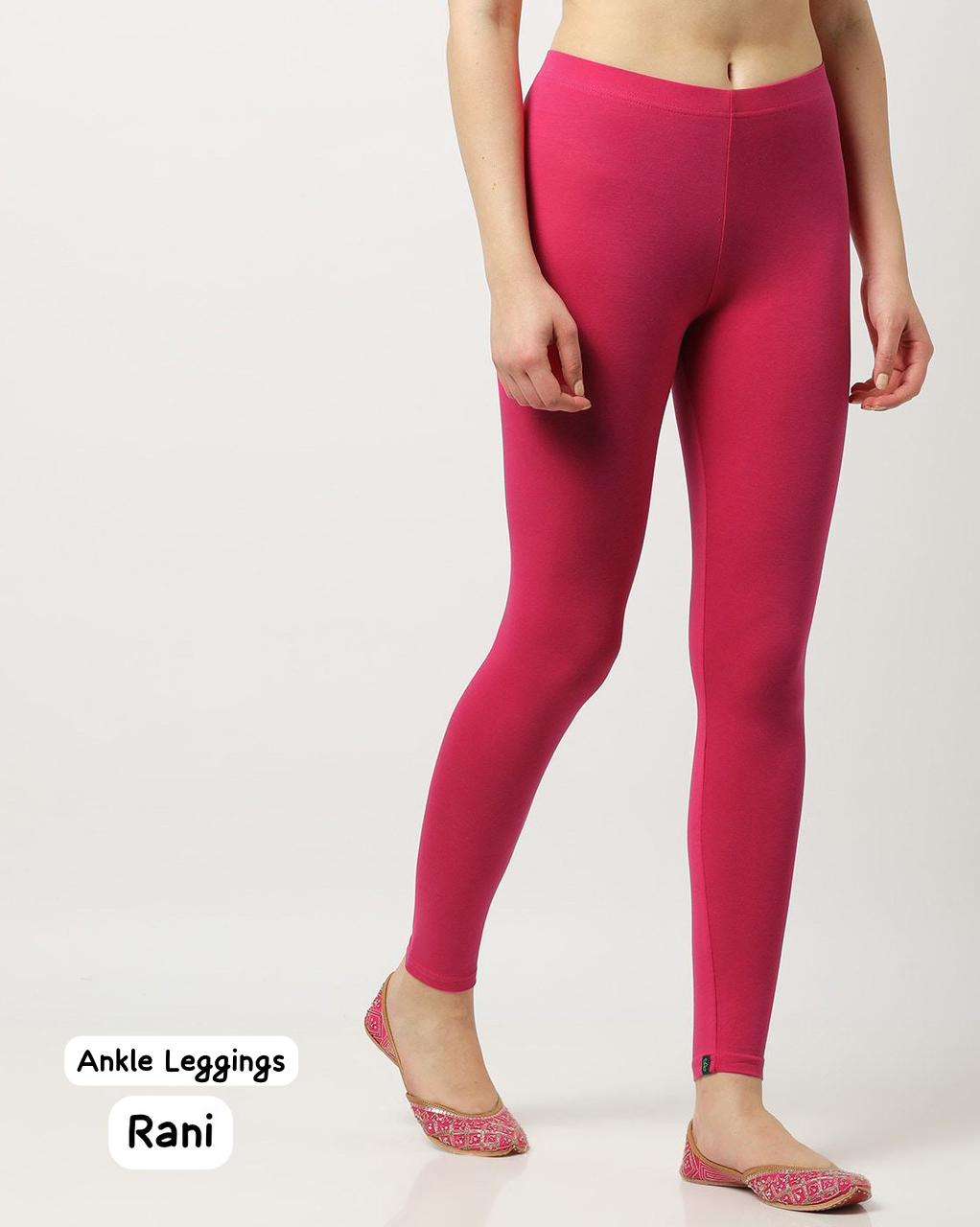 comfort leggings ankle length 12 colours fabric cotton lycra 4 way size l to xxl code ankle leggings stylish comfortable leggings