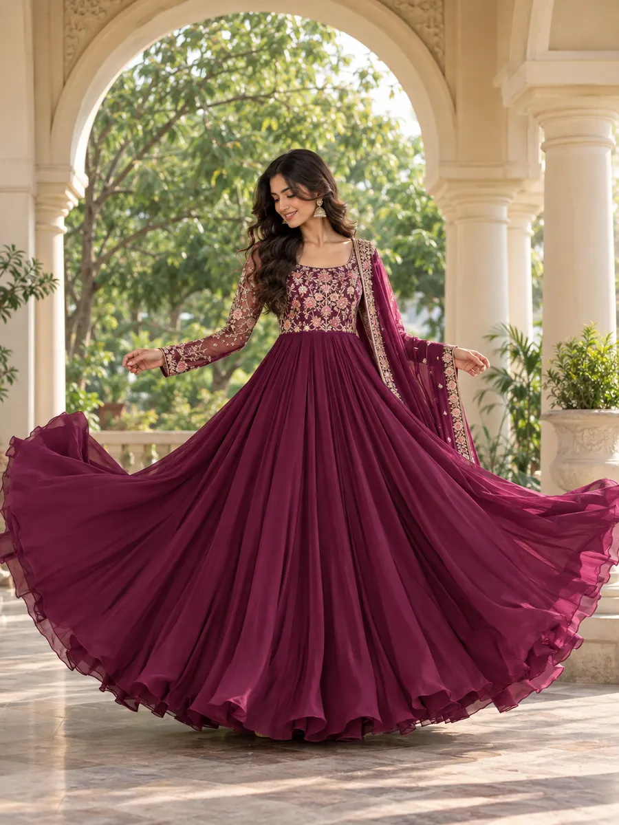 Gown — wholesale gown from Sai Satguru Textile, Surat