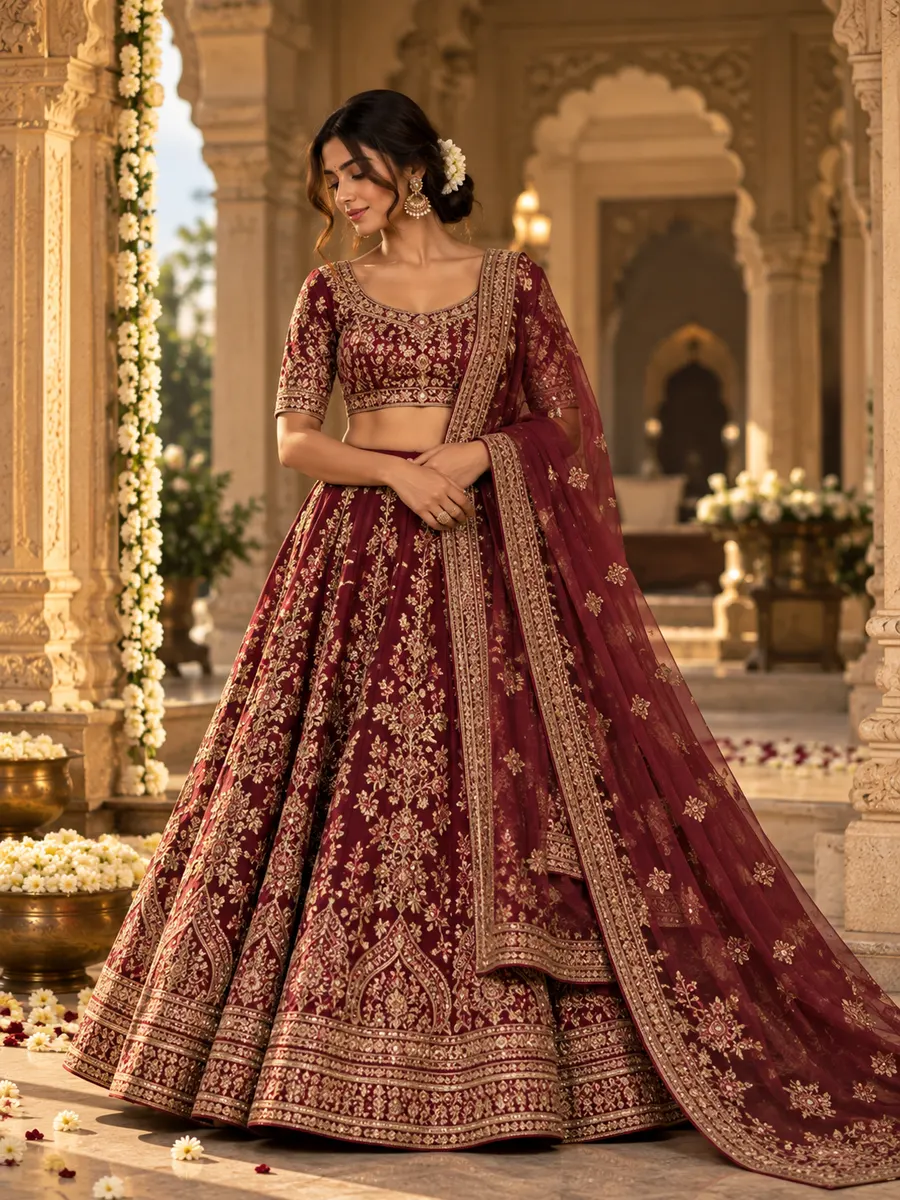 Lehenga — wholesale lehenga from Sai Satguru Textile, Surat